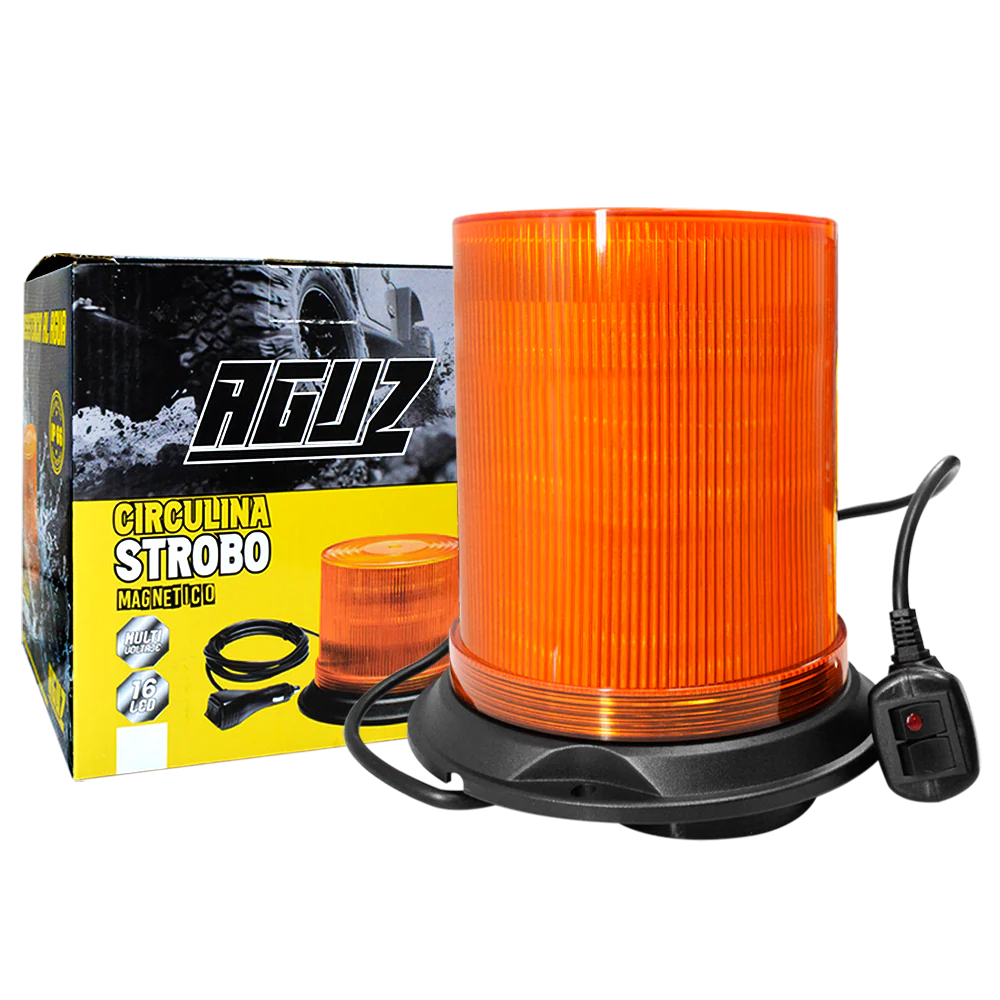 Circulina strobo ambar 12-48V 8 Flash 170 mm IP66 AGUZ - Image 3